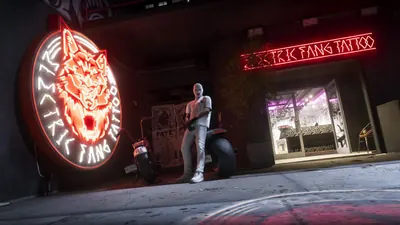 Estudio Electric Fang Tattoo (edición Ultimate), imagen oficial de GTA VI