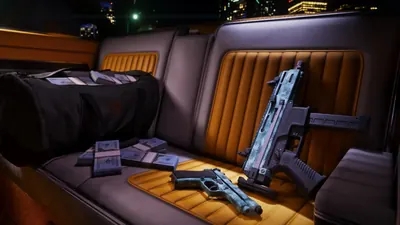 Patrón para armas del pack Vintage Vice City, imagen oficial de GTA VI